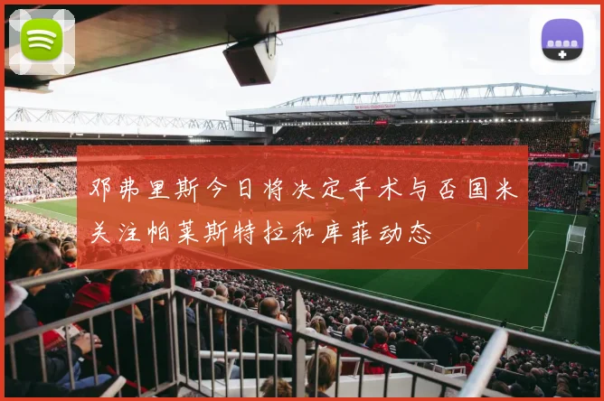 邓弗里斯今日将决定手术与否国米关注帕莱斯特拉和库菲动态
