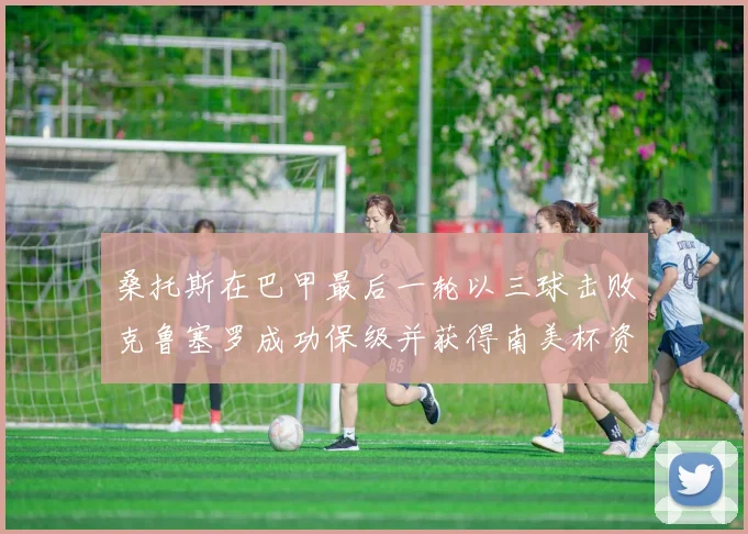 桑托斯在巴甲最后一轮以三球击败克鲁塞罗成功保级并获得南美杯资格